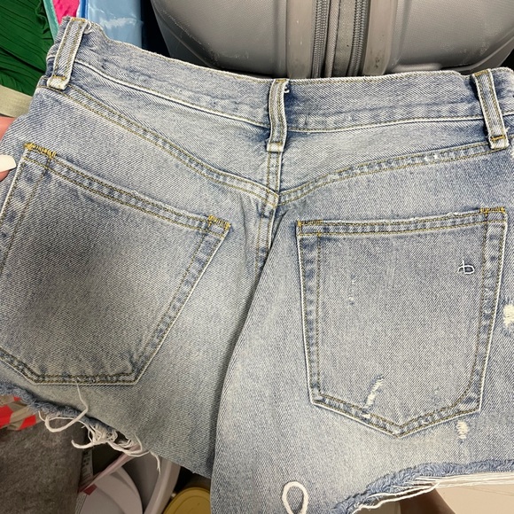 Rag and bone maya high rise rag and bone ripped shorts - Picture 4 of 4